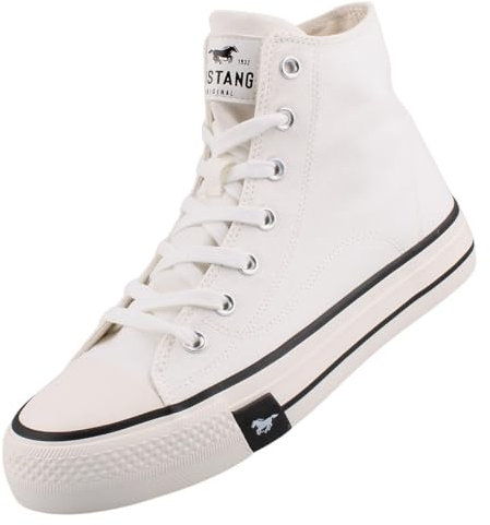 MUSTANG 1482-501, Zapatillas Mujer, Blanco, 40 EU