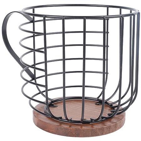 Porte-Dosettes de café Multi, élégant Organisateur de Stockage de Capsules de café Bol en Métal Support de Bol de Dosettes de café Grande capacité K Porte-gobelet Tasse de