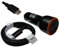 Power4Laptops Adaptador CC Cargador de Coche portátil Compatible con Samsung Chromebook 4 xe310xba