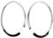 Mulcort 2 Stück Scheinwerfer-Zierring Kompatibel mit BMW MINI Cooper F55/F56/F57 2014-2021 OEM 51137300631, 51137300632, 51712355791, 51712355798