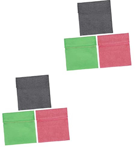 SOLUSTRE 2 Sätze 3 STK Einfach Zu Tragende Snacktasche Snackbeutel Aus Baumwolle Wiederverwendbare Lunchpakete Snackbeutel Aus Stoff Kosmetiktasche Lebensmittelbeutel TPU Wasserdicht