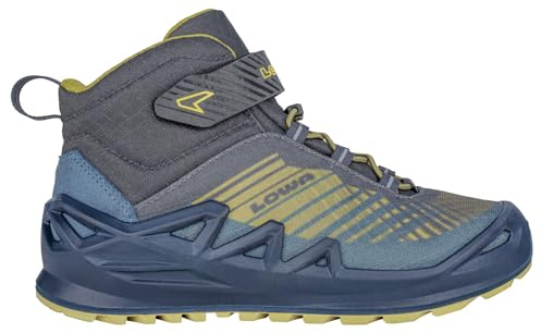LOWA Stiefel dreiviertel MERGER GTX QC JR petrol/senf 30