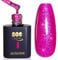 YTD Likomey Smalto Semipermanente per Unghie in gel,15ml Glitter Rosa Caldo UV LED Smalti Semipermanenti Professionale Manicure Gel