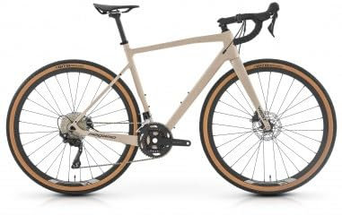 Megamo Gravel Bike New WEST 15 Carbon Shimano GRX 2 x 10 2024 - Weiß, XS