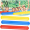 3 Pcs Fideos De Natación, Tubo Flotador Piscina, Churro Piscina niño, Churro para Nadar Tubo Flotador, Tubo De Espuma De Fideos De Piscina De Espuma Hueca Gigante(Rojo,Amarillo,Azul)