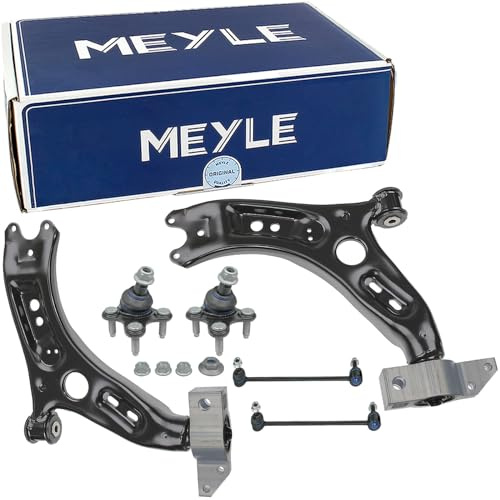 Meyle Querlenker+Koppelstange vorne | 116 050 0002/HD+116 050 0003/HD passend für Golf V 1T A3 8P