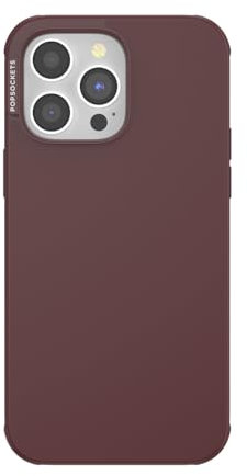 PopSockets iPhone 14 Pro Max Case with MagSafe, Phone Case for iPhone 14 Pro Max, Grip Sold Separately, Wireless Charging Compatible - Oxblood
