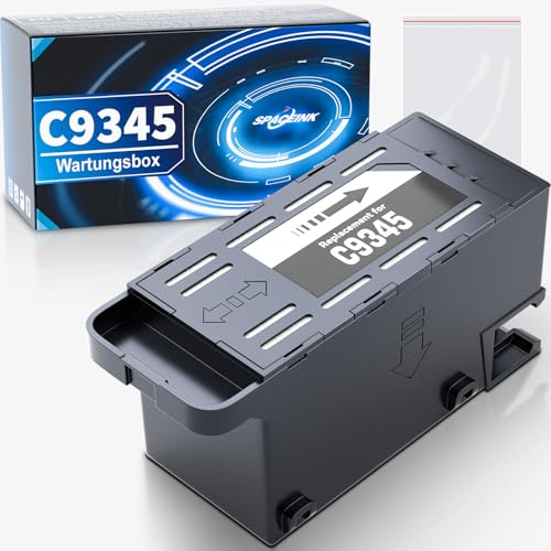 Spaceink C9345 Tinten Wartungsbox Ersatz für WF-7840 ET-16600 ET-16650 ET-8550 ET-5850 ET-5880 ET-8500 WF-7820 WF-7830 WF-7310 ET-5800 EC-C7000 ST-C8000 ST-C8090 Drucker (C12C934591/PXMB9/C9345)