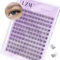 LZM Wimpern Extensions Cluster Lashes - C Curl Wimpern Einzeln 10-13mm Lash Clusters Wimpern Extensions Natürlich 144pcs Einzelne Wimpern Dünnes Band Wimpern Cluster Lashes Natürlich (YW-C)