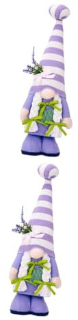 IMIKEYA 2pcs Faceless Doll Spring Home Decor House Decorations for Home Spring Decorations for Home Gnome for Women Spring Gnomes Decorations for Home Gnomes Plush Decor Summer Decor Cloth