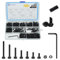 WZHUIDA 630 Stück M3 Schrauben Set, Schwarz Metrisch Zylinderkopfschrauben Innensechskant Schrauben Muttern und Unterlegscheiben Sortiment Set, Gewindemaschinen Sechskantschrauben