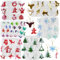Moldes de Silicona FineGood para Resina de Navidad - 6 Piezas para Hacer Joyas, Copo de Nieve, Aretes y Collares