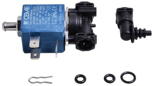 VIOKS Magnetventil Ersatz für DeLonghi 5513225711 Magnetventil 3 Wege 230 V Verbindungsstück für Magnifica Perfecta Kaffeemaschine Solenoidventil Set