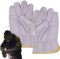 Guantes de trabajo de seguridad, resistentes al calor, guantes de protección para exteriores, guantes antiquemaduras para soldadores, barbacoas, parrillas, chimeneas, estufas de leña, horno