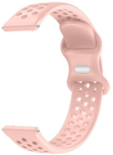 Supore 20mm Uhrenarmbänder 18mm Uhrenarmband für Herren Damen, Silikon Armband, Wasserdichtes Sport Ersatzarmband für Garmin/Fossil/Amazfit/Huawei/Samsung