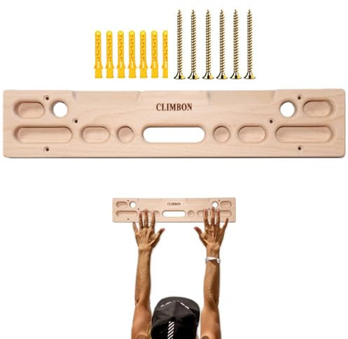 Klettertraining Hangboard - Kletterbrett aus | Kletterbrett Finger Training Kletterbrett zum Aufhängen aus | Rock zum Klettern an der Wand, TEL