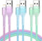 iPhone Charger Cable 3Pack 1M/3FT,MFi Certified Lightning Cable Fast Charging iPhone Cables Nylon Braid Phone Charger USB Lightning Cable Compatible with iPhone 14 13 12 11 Pro Max XS XR X 8 7 SE