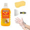 Wallpaper Remover Kit - Bartoline Wallpaper Stripper 500ml, 6 Inch Wide Scraper, Large Sponge, Gloves, Complete Bundle for Fast Removal, DIY Friendly