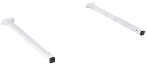 Cofan Tendedero de Pared abatible | Juego de 2 Soportes | Aplicación hasta 150 cm | Incluye Tornillos y Tacos | Longitud: 50,5 cm