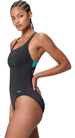 Speedo Damen Solid Flex Band One Piece Schwimmanzug