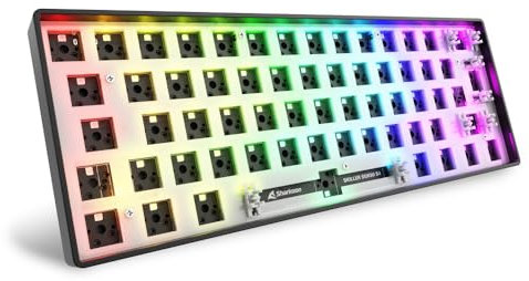 Sharkoon Skiller SGK50 S4 Gen2 Barebone, schwarz, 60% DE-Layout