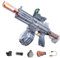 Wasserpistole Elektrisch Handbuch 450ML Wasser Spritzpistole Mit LED Lampe, Wasser Pistole Spielzeug USB-Aufladung, 8–10m Reichweite, Water Gun Kinder Erwachsene für Outdoor Sommer Strand Garten (A)