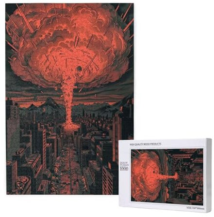 City Jigsaw Puzzles for Adults 3000 Comics Large Jigsaw Puzzles for Adults, Funny/Difficult/Impossible/Challenging Decompression Games, As a Birthday for Women and Men 2T-1138