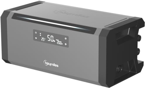 Hoymiles HiBattery AC 1,92 kWh Solarbatterie, Plug-and-Play Speicherlösung für Balkonkraftwerk & Photovoltaik, erweiterbar bis 11,52 kWh (0% nach §12 Abs. 3 UStG, 1x HiBattery AC)