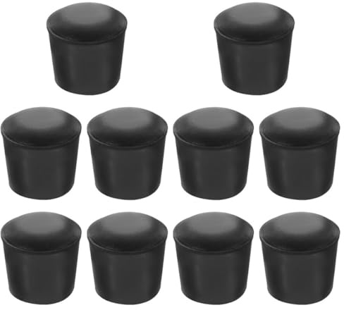 IWOWHERO 10 Stück rutschfeste Möbelschutzhüllen aus Langlebigem Gummi Tischfußabdeckungen für Stuhl und Tischbeine Bodenschoner für Küchen Esszimmer und Wohnzimmermöbel