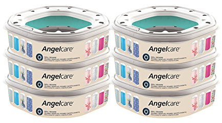 Angelcare recharges octogonales Dress Up pour Poubelle à Couches Pack au choix (Lot de 6)