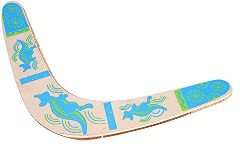 Wakects Bumerang mit Känguru, V-Form, für Kinder, geeignet für den Einsatz in einem großen Bereich, Flugdistanz: ca. 40 m