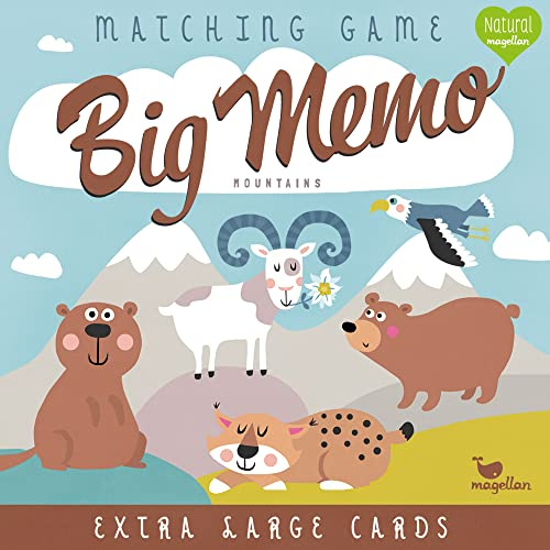 Big Memo - Mountains: EIN wunderschönes Memo-Spiel zum Thema Berge ab 3 Jahren