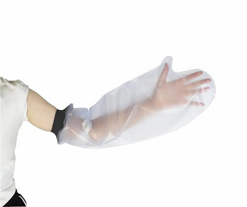 HKF HO KI HO Protection Platre Étanche pour Bras Adulte,Protège Étanche pour Platre,Sac Etanche Platre Gardez les Plaies et le Bandage au sec Pendant le Bain-Avant-bras-58cm
