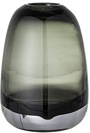 Bloomingville Vase Adjo, grau, Glas
