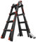 Little Giant Ladders 1304-017 Velocity PRO Multi-purpose Ladders, 4 Tread, Superior Anodised Finish, EN131