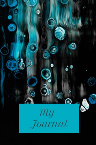 My Journal: Blue Drips Journal, 6X9 paperback