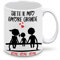 Taza de cerámica personalizable con mensaje de San Valentín (Fam. Bimbo)