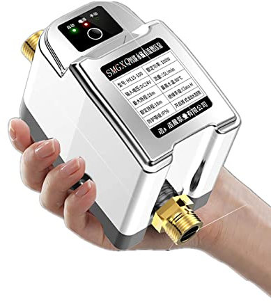 Water Booster Pump Portable Automatic Water Pump Mini Boost Pressure Water Pump 24V Safety Self-Priming Booster Pump with Automatic Flow Switch for Home Faucet Bathroom Shower Water Heater,Black,70W