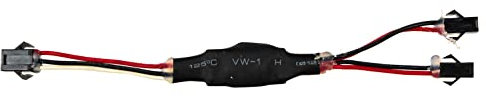 Fahrrad Y-Kabel 1x3-polig zu 2x2-polig E-Bike 145 mm Beleuchtung B-Ware