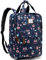 VASCHY Backpack for Women, Girls Lightweight School Backpack Fits 15 Laptop Floral Rucksack Water Resistant Daypack for School, Travel, Work with Bottle Pockets (Blossom Flowers)