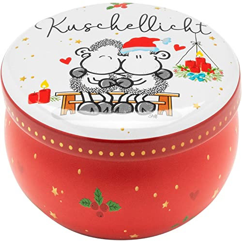 Sheepworld 49955 Kerze Kuschellicht, Dose, Soja-Wachs Vanille, Mehrfarbig