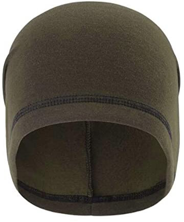 iLamdeetek Laufmütze Wintermütze Sportmütze Skimütze Herren und Damen Fahrrad Mütze Beanie Kopfbedeckung Mütze Fleece Winddicht Thermo Atmungsaktiv für Laufen Joggen Skifahren,Olive