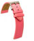 Diloy Bracelet montre cuir veau lisse sport plat couture blanche – Tailles 14mm 16mm 18mm 20mm 22mm 24mm – Élégant et robuste 373 Rose Clair 14mm