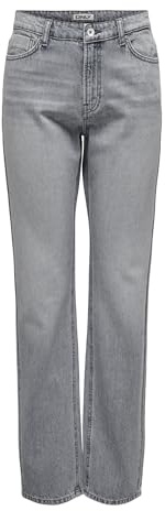 ONLY Female Straight-Fit Jeans ONLJACI Mittlere Taille Gerade geschnitten Jeans
