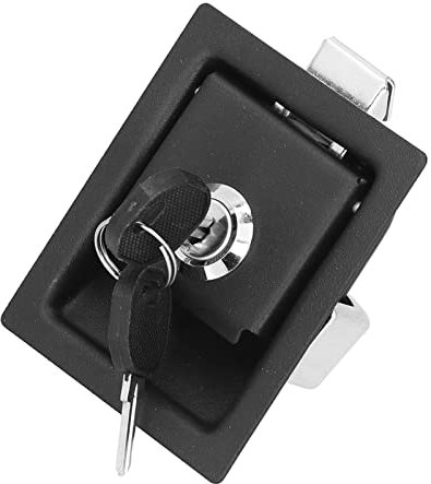 Serrure De Porte D'armoire De Générateur De Camping-car, Serrure De Porte Carrée En Alliage De Zinc, Serrure De Sécurité Intérieure De Camping-car Avec 2 Clés De Réparation De Remplacement Pour Yacht,