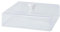 BESTOYARD Fresh Cover Square Microwave Cover 10.4 x 4 In Cheese Dome Clear Dome Lid Meal Cover Clear Container with Lid Plate Serving Covers Outdoor Screen Plates Plastic Food Microwave Bowl re-usable