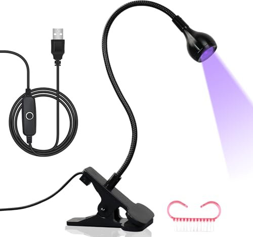 ANGNYA Lampe UV Ongles Gel pose,Lampe UV Sèche Ongles avec Chargeur USB,Lampe UV Ongles Pour Colles Ongles en gel,Faux Ongles,Builder Gel,Vernis à Ongles…