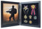 Souvenir-Vitrine, Medaillen-Vitrine, Anstecknadel-Vitrine, 22,6 x 27,4 cm, Anstecknadel-Displaybox für Militärabzeichen, Medaillen, Etiketten, Schmucknadeln, riesige Nadeln, Insignienbänder