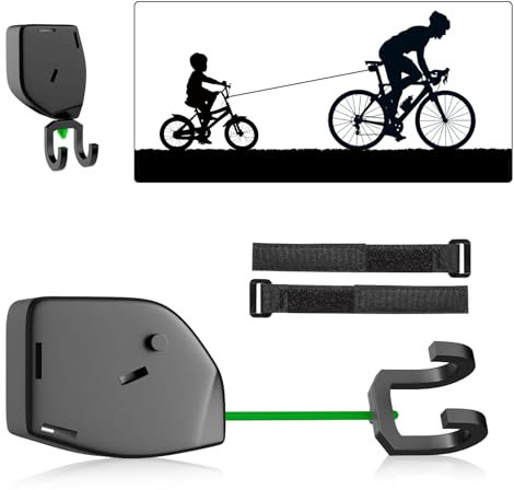 Hofeny Fahrrad Abschleppseil Kinder, Eltern Kind Zugseil, Fahrrad Traktionsseil, Abschleppsystem Kinderfahrrad zugseil, Abschleppgurt Zugsystem, Tragfähigkeit 500 lbs für MTB Bike Radfahren, 2.5M