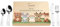LAUBLUST Couverts pour enfants gravés - Coutellerie dans boîte en bois imprimé, naturelle - Couverts avec prénom | Cadeau de baptême pour enfants | Couverts de table en inox (Animaux de la Forêt)